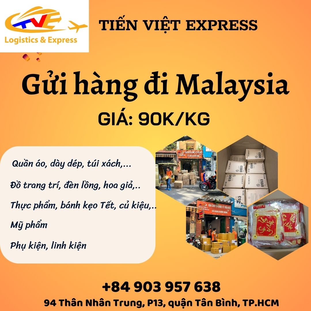 Gửi hàng đi Malaysia - Tiến Việt Express